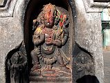 Kathmandu Swayambhunath 37 Mahakala Statue Close Up 